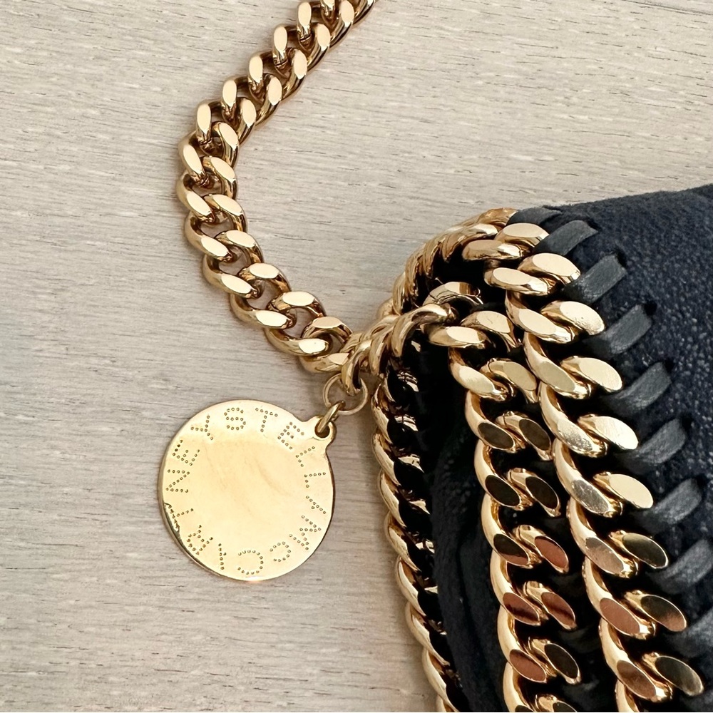 STELLA MCCARTNEY Falabella Shoulder Bag Navy - Picture 3 of 12